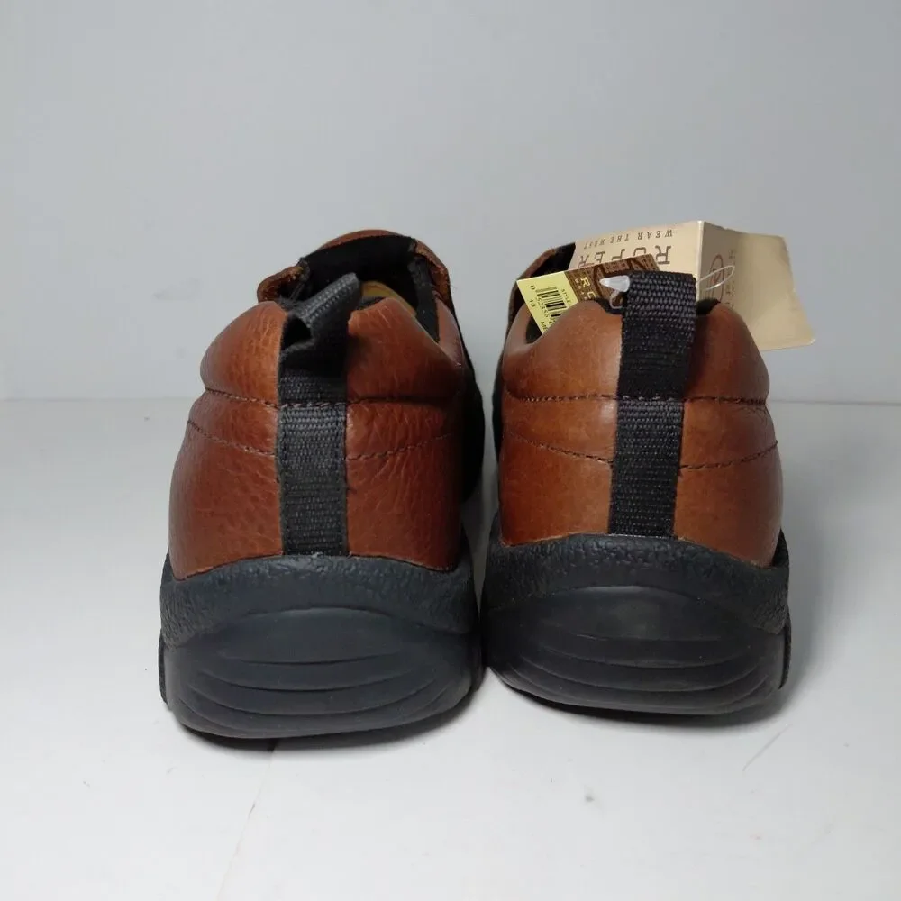 Men’s Roper 13 D Slip-On Work Shoes Full Grain Leather Grip Soft Toe